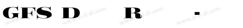 GFS Didot Regular字体转换